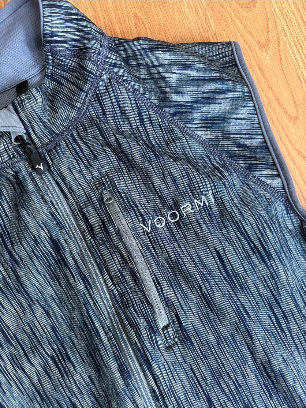VOORMI Men's Gray Performance Softshell Vest Size Large - Picture 2 of 7